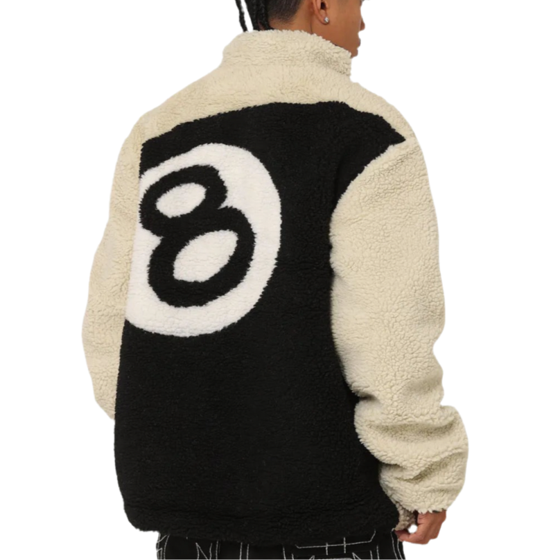 STUSSY - BALL FLEECE REVERSIBLE JACKET