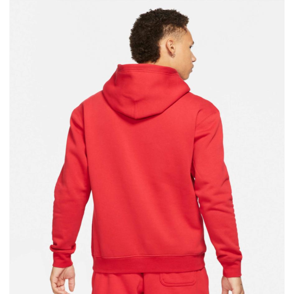 Jordan Essentials Men's Fleece Pullover Hoodie Red