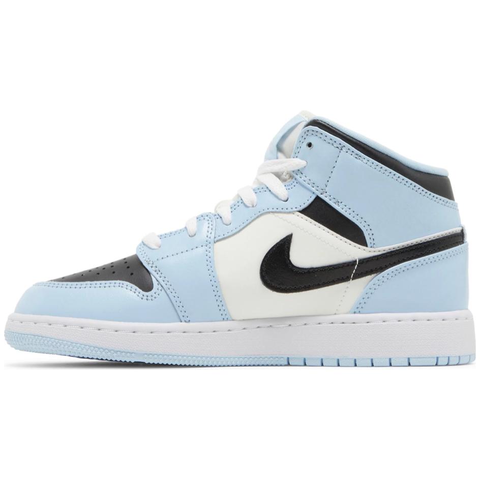 Air Jordan 1 Mid GS 'UNC Ice Blue'