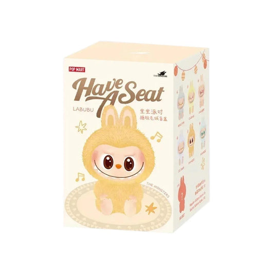 Pop Mart Labubu The Monsters Have a Seat Vinyl Plush Sealed Case (1 Blind Box)