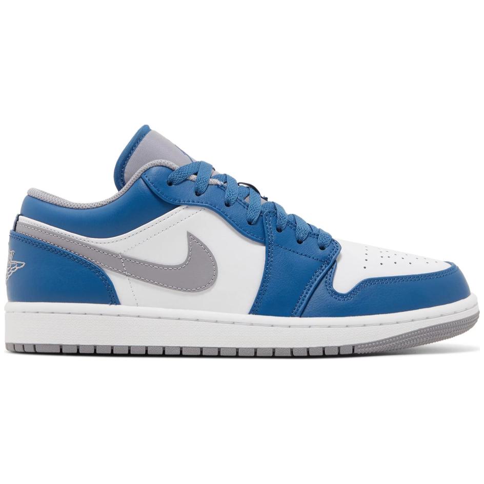 Air Jordan 1 Low 'True Blue Cement' GS