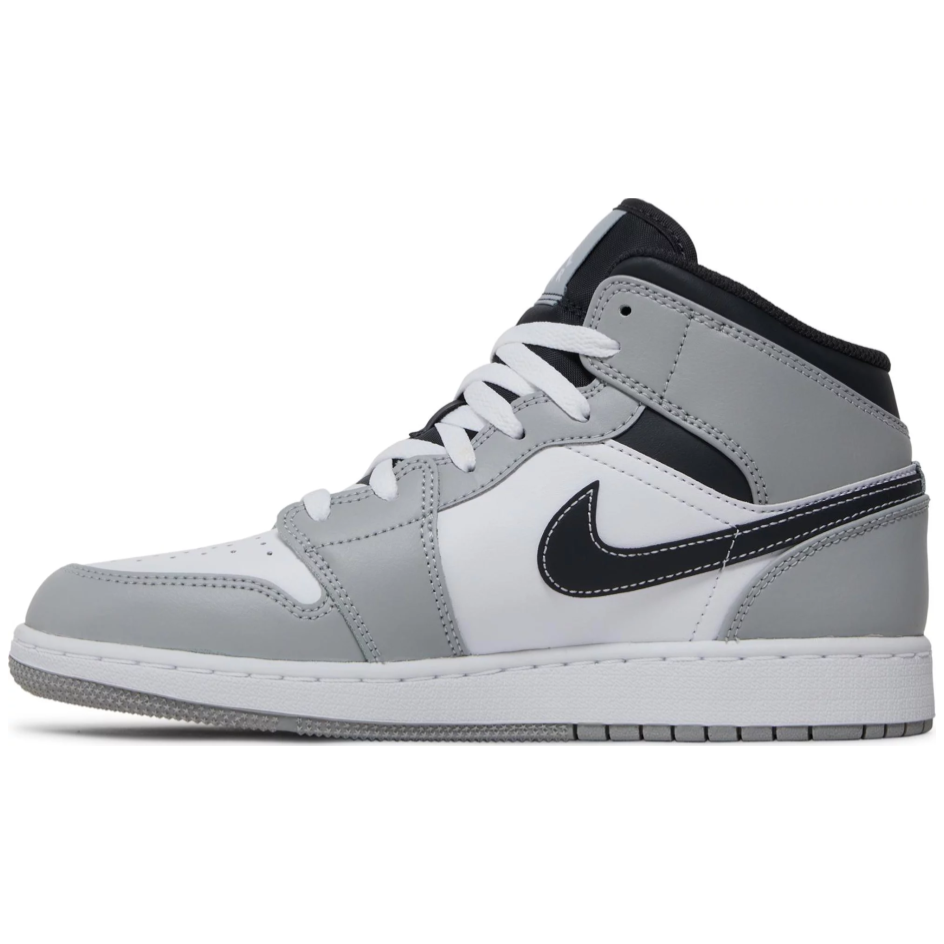 Air Jordan 1 Mid GS 'Light Smoke Grey'