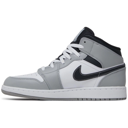 Air Jordan 1 Mid GS 'Light Smoke Grey'