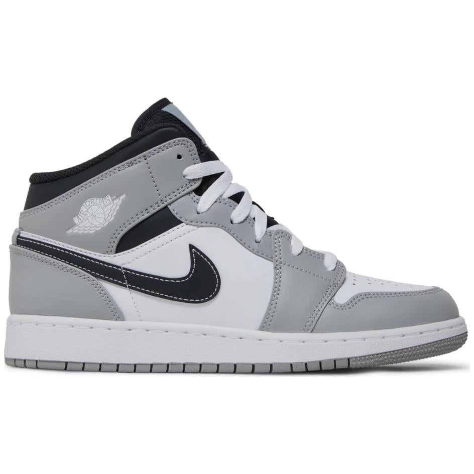 Air Jordan 1 Mid GS 'Light Smoke Grey'